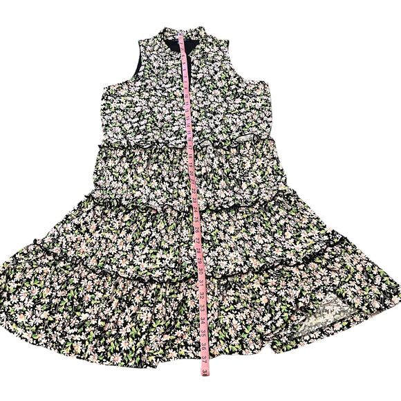 Tommy Hilfiger Floral Multi-Color Tiered Shift Dress Size 6 Womens Sleeveless - Picture 11 of 13
